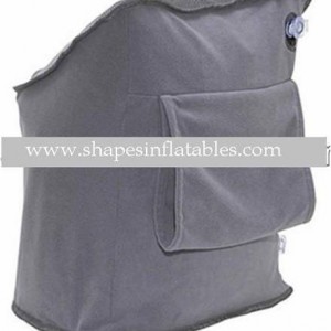 AIRPLANE TRAVEL PILLOWS with Suede & Flocked Finish and Logo & Mascot-1