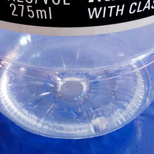 Base filled with water to act as weighted base