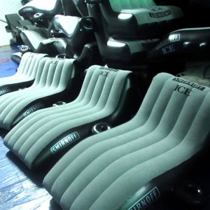 Smirnoff ice lounge 60" with bottle holders