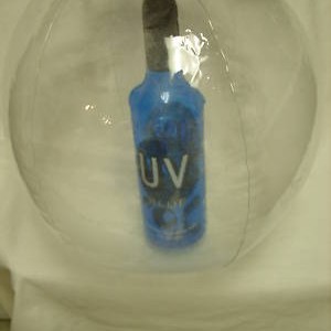 shape inflatables Replicas in transparent Spheres