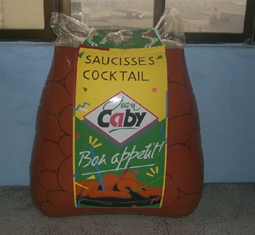 shape inflatables food packs